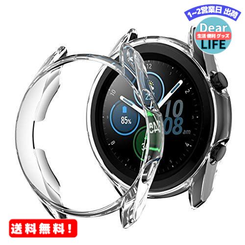 MR:Samsung Galaxy Watch 3 41mm P[X \tgP[XyELMKzSʕی ϏՌ ߗ _炩 EȒP TPU EIb` یP[X ^ Jo[ Galaxy Watch 3 41mm op[ ΉiNAj