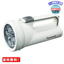 MR:パナソニック LED懐中電灯 強力ライト 乾電池エボルタ付 F-KJWBS01-W