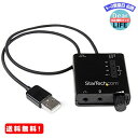 StarTech.com USB - DACヘッドホンアンプ S/PDIF対応 96kHz/24bit 2x 3.5mmミニジャック 1x 3.5mmトスリンク丸型コネクタ ICUSBAUDIO2D