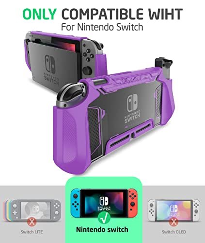 MR:MUMBA Nintendo Switch カバー ニンテンドースイッチ ケース TPU+PC製 全面保護 傷防止 指紋防止 衝撃吸収 Nintendo Switch ドックセットとJoy-Con兼用 取り外し簡単 [Blade シリーズ] 2