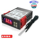 MR:【2021令和3年最新改良】MdskGang STC-3000 LEDデジタル温度コントローラーDC 12V温度調節器 サーモスタット ミニ自動制御温度計 インテリジェント加熱冷却スイッチリレー 0.1℃高精度測定用...