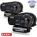 MR:FODSPORTS バイク インカム FX8改良版 最大8人同時通話 Bluetooth4.1 FMラジオ バイクインカム IPX6防水 Siri音声コマンド ヘッドセット バイク用インカム HIFI高音質 ステレオ インカムバイク ユ...