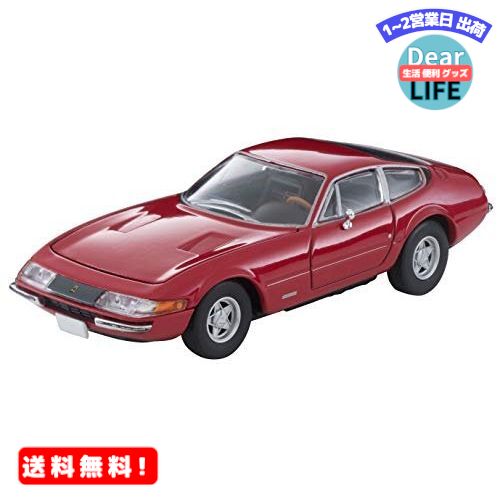 トミーテック トミカリミテッドヴィンテージ 1/64 TLV フェラーリ 365 GTB4 赤 完成 ...