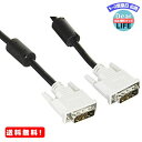 MR: エレコム ディスプレイケーブル DVI-D24pin デュアルリンク デジタル 1.5m ブラック CAC-DVDL15BK