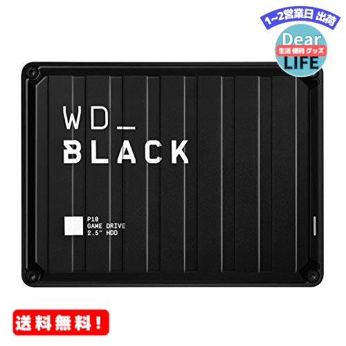 MR: WD |[^uHDD 4TB WD_Black P10 USB 3.2 Gen1 / 3Nۏ yPS4 / Xbox One[J[mFρzWDBA3A0040BBK-WESN