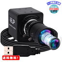 MR: ELP 200万画素USBウェブカメラ会議用 CS_Mount 5-50mm可変焦点レンズ1 ...