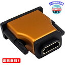 MR: Duttek DVI - HDMIアダプター HDMI-DVIアダプター HDMIメス-DVIオスコンバーター 金メッキ1080PフルHDコンバーター オレンジ