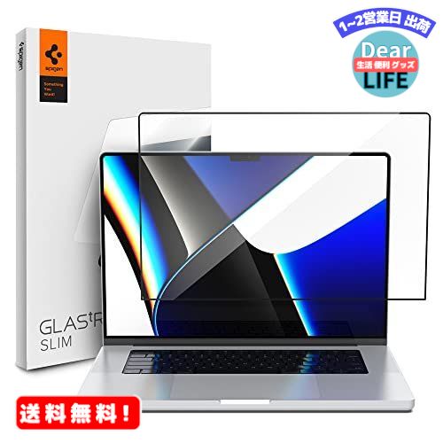 Spigen Sʕی KXtB MacBook Pro 16C` (2021) p tJo[ MacBook Pro16C` (2021) Ή ی tB 1