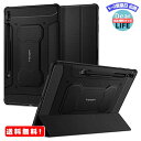 Spigen Galaxy Tab S8 Plus ケース with Spen 収納 Galaxy Tab S7 Plus ケース スタンド カバー タブレットケース S ペン収納 スタンド ホルダー付き 衝撃吸収 耐衝撃 ラギッド アーマープロ ACS01607 (ブラック)