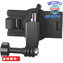 MR:AFAITH For GoPro クリップ マウント リュック バックパック マウント 360°回転式 左右150°調整可能 Hero 10/9/8/7/6/5/4/3/GoPro MAX/DJI Osmo Actionに適用