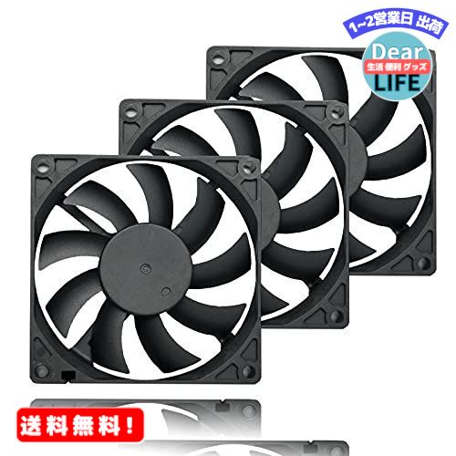 MR:PANO-MOUNTS PCMINIケースファンPWMファン CPUファン8cm 15mm薄型ファン 静音 2200rpm 3個いり