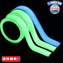MR:LUCKYBEE 高輝度蓄光 3M ダークテープの輝き 発光安全テープ ホリデー装飾 長時間発光 自転車 階段蛍光 発光安全テープ 青*2、緑*1 (20mm*3m)