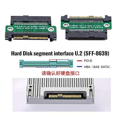 MR:Cablecc U.2 U2 SFF-8639 NVME PCIe 4.0 SSD オス-メス アダプター延長 68ピン PCI Express PCBA 3