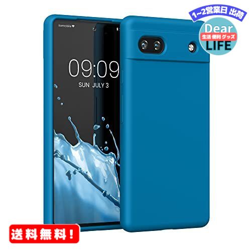 MR:kwmobile 対応: Google Pixel 6a ケース - TPU リキッド シリコン スマホケース カバー - 耐衝撃 傷防止 サラサラ Case