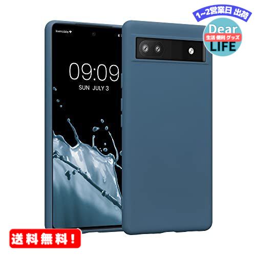 MR:kwmobile 対応: Google Pixel 6a ケース - 極薄 衝撃吸収 TPU シリコンケース - マイクロファイバー 加工