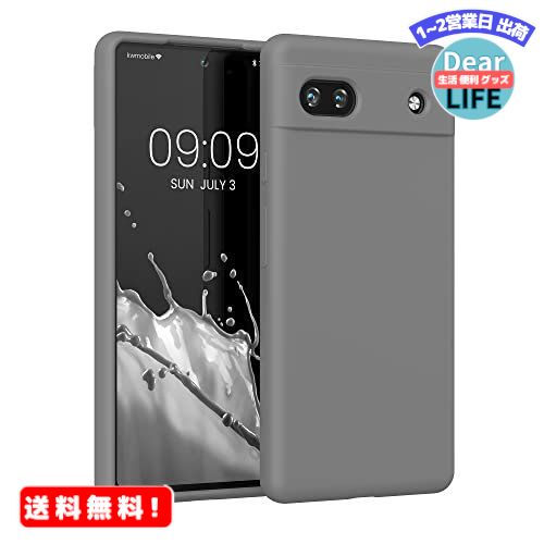 MR:kwmobile 対応: Google Pixel 6a ケース - TPU リキッド シリコン スマホケース カバー - 耐衝撃 傷防止 サラサラ Case