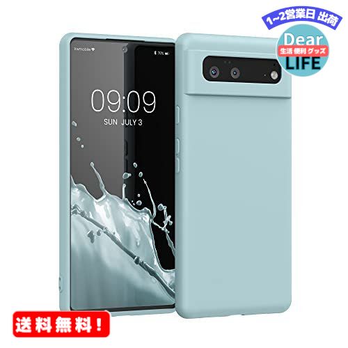 MR:kwmobile 対応: Google Pixel 6 ケース - 極薄 衝撃吸収 TPU シリコンケース - マイクロファイバー 加工