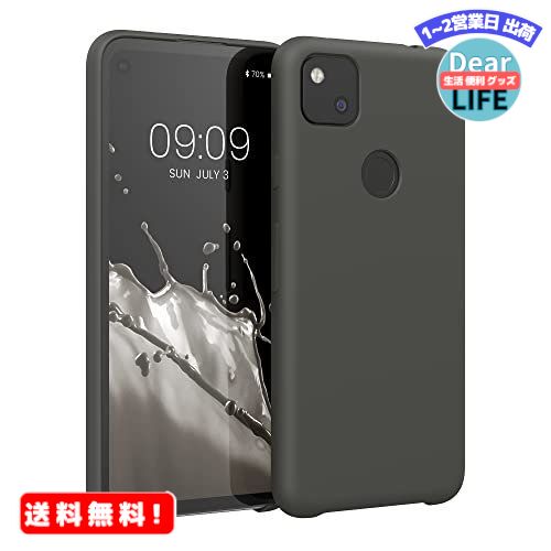 楽天ディアライフ 生活便利グッズの店MR:kwmobile 対応: Google Pixel 4a ケース - TPU リキッド シリコン スマホケース カバー - 耐衝撃 傷防止 サラサラ Case