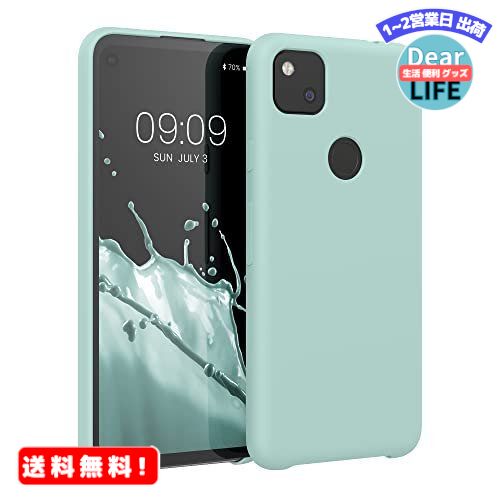 楽天ディアライフ 生活便利グッズの店MR:kwmobile 対応: Google Pixel 4a ケース - TPU リキッド シリコン スマホケース カバー - 耐衝撃 傷防止 サラサラ Case