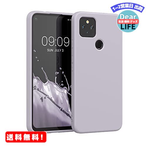 MR:kwmobile 対応: Google Pixel 4a 5G ケース - 極薄 衝撃吸収 TPU シリコンケース - マイクロファイバー 加工