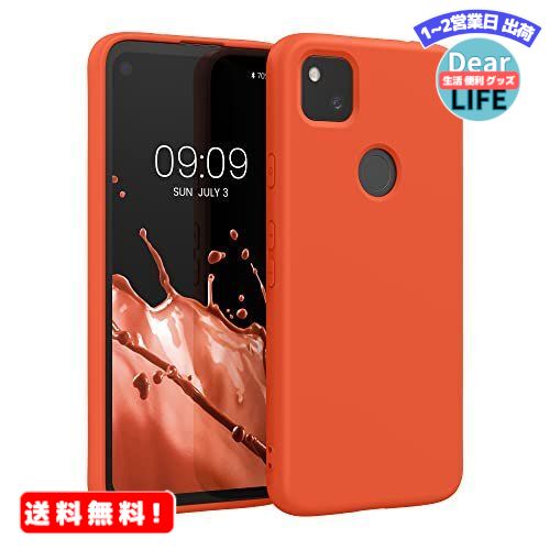 MR:kwmobile 対応: Google Pixel 4a ケース - 極薄 衝撃吸収 TPU シリコンケース - マイクロファイバー 加工