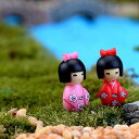 MR:BESTOYARD 日本人形 着物人形 こけし 日本着物人形 外国人へのプレセント 日本土産 置物 人形 小さい テーブルトップ 装飾 インテリア 置物 DIY 飾り物 10個入り（赤い、ピンク） 3