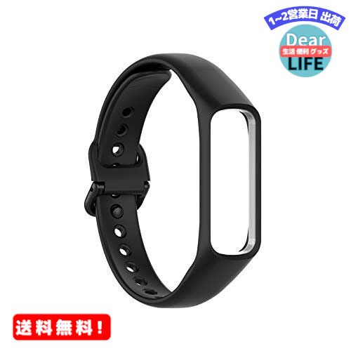 MR:LICHIFIT Samsung galaxy fit e R375対応バンド 交換ベルト 調整可能 交換用 ブラック