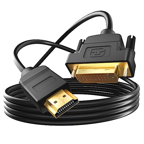 MR: ANNNWZZD DVI HDMI 変換ケーブル1080PフルHD HDMI DVI 変換ケーブル HDTV ノートパソコン モニター プロジェクター用 3M