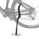 OIENNI 自転車 キックスタンド バイクサイドスタンド 長さ調節可能 アルミニウム合金製 二点固定 簡単取り付け 自転車用スタンド 24-28インチ~700C対応 ロードバイク/クロスバイク/マウンテンバイクに適用(標準サイズ)