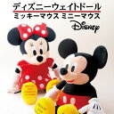 【最短出荷日5/23～】ディズニーウェイトドールミッキー ミニー【Disneyzone】【ウエイトドール】お祝い 出産祝い 内祝 贈呈品 ウエディング 披露宴 挙式 バースデー くま ぬいぐるみ 子供 ベビー 孫 誕生日 出生 体重 ウエイトベア