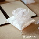 【ポイントUP】名入れ刺繍可★ホワイトエンジェル(スクエア)【リングピロー 完成品】レース おしゃれ かわいい 人気 結婚指輪 結婚祝い 結婚記念日 ギフト プ...