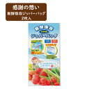 感謝の想い　新鮮保存ジッパーバッグ　2枚入【注文は100個以上受付】【人気 景品 ノベルティ 販促品 業務用 セール お礼 イベント 景品 配布 開店 ありがとう 名刺 営業 街頭 バラマキ】.