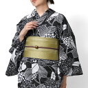 【30%OFFクーポン配布中】浴衣 綿麻 紫陽花 花 アジサイ 黒 白 レディース 花 ナチュラル モダン 上品 女性用 仕立上がり20代 30代 40代 50代 女性用 単品