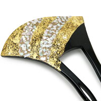 かんざし花しおりバチ型螺鈿金フォーマル髪飾りヘアアクセサリー和装振袖浴衣簪