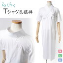 【MAX8%OFFクーポン配布中】Tシャツ長襦袢 半衿付き 着物スリップ ワンピース M L LL 下着 きものスリップ 半袖 綿 肌着 肌襦袢 裾除け 和装 ...