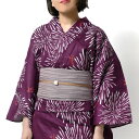 【10%OFFクーポン配布中】浴衣 綿麻 花火 金魚 紺 赤紫 ボルドー 夜空 レディース ナチュラル モダン 女性用 仕立上がり 20代 30代 40代 50...