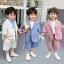 【クーポン】子供スーツ 2点セット 3色 フォーマル 男の子 子供服 90 100 110 120 130 140 3-10歳 誕生日プレゼント 子供ドレス 子供用 子ども服 おしゃれ カジュアル 幼児 ピアノ ベビースー