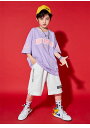 【送料無料】ダンス 衣装 ヒップホップ キッズ シャツ＋パンツ/スカート 子供服 HIPHOP ヒップホップ 原宿系 ガールズ ジャッズ チアガール 女の子 男の子 boys girls ストリート