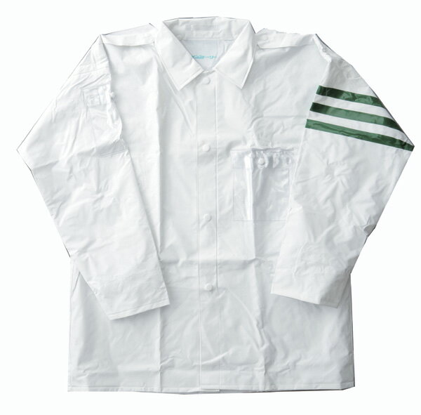 【ガードマンスタイル】S421 レインストーリー (上下セット) ホワイト