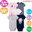 メーカー CARTER'S（カーターズ） 当店は正規品取扱い店です。 サイズ 6M（3-6ヶ月） 着丈40cm身幅20cm 9M（6-9ヶ月） 着丈42.5cm身幅21cm 12M（9-12ヶ月） 着丈43cm身幅22cm 18M（12-18ヶ月） 着丈45cm身幅27cm 素材 素材：綿100％ （コットン） 生産国 CHINA お手入れ 方法 ・ ネットへ入れてのお洗濯をおすすめします。 ・漂白剤は使用しないで下さい。 &nbsp; 女の子用・夏物・ギフトセット・新生児・プレゼント・ ブランドベビー服・50cm・60cm・70cm・75cm・80cm・90cm出産祝い・赤ちゃん・通販　ベビー服・足付きカバーオール・メール便送料込み・カーターズ　カバーオール・カータース・ロンパス・ワンピース・サンドレス・ギフト・贈り物・ラッピング・プレゼント・内祝・赤ちゃん ↓↓↓ その他カーターズ（長袖）はこちらから ↓↓↓ その他カーターズ（半袖）はこちらからカーターズのかわいいボディースーツ5枚組。綿素材なのでお洗濯も楽々♪夏はこれ一枚で大丈夫だから、何枚あっても重宝します。お着替え用にいっぱいそろえてね♪出産祝いのギフトにもおすすめです！！