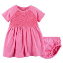 カーターズ【メール便送料無料】ワンピース&ブルマ 刺繍・ピンク/12M~24M/女の子用/carter's/サンドレス/長袖/秋冬物/キッズ/80cm/90cm【ラッピング別注文で可能です】
