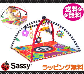 サッシーSASSY　センサリー・ジム【出産祝い】知育玩具/プレイジム/ガラガラ/赤ちゃんおもちゃ