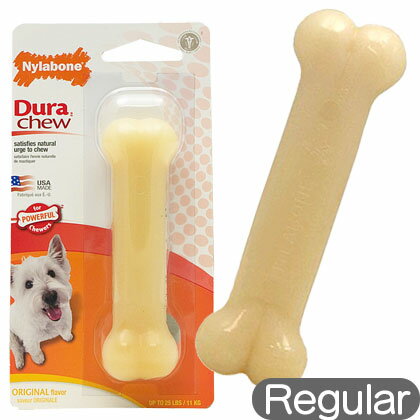 Nylabone ナイラボーン デュラチュウ ボーン レギュラーサイズ 【犬用おもちゃ 噛むおもちゃ USA直輸入】【メール便OK】