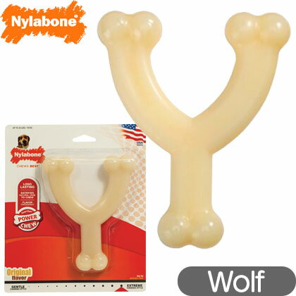 Nylabone ナイラボーン デュラチュウ ウィッシュボーン ウルフサイズ おもちゃ 中型犬 噛むオモチャ 丈夫 硬い 長持…