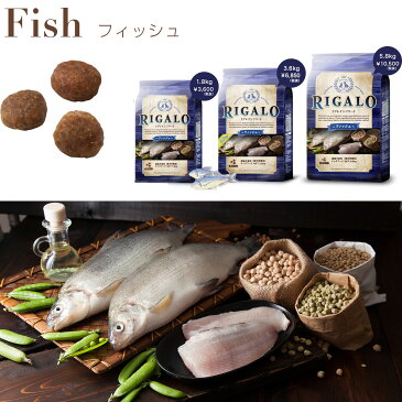 【送料無料+選べるおまけ付】リガロ フィッシュ 3.6kg グレインフリー RIGALO オールステージ DHA EPA アスタキサンチン 穀物不使用 正規品