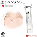 【ポイント5倍】遺骨ペンダント ツイスト ホワイトゴールド K10 ダイヤモンド 国産 手元供養 供養 Soul Jewelry 遺骨カプセル アクセサリー 水...