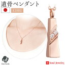 【今だけP5倍】遺骨ペンダント ノーブル ローズゴールド K10 国産 soul jewerly ピンクゴールド 遺骨カプセル 遺骨ネックレス 手元供養 メモリ...
