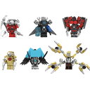 【即納】skibidi toilet スキビディトイレ レゴ 新作 互換 ミニフィグ ブロック 6体セット 武器付き 悪魔 LEGO 人形 互換品 送料無料 知...