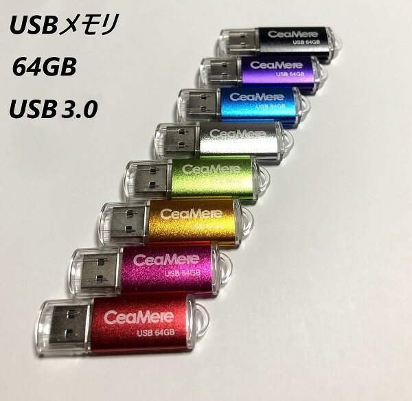 USBメモリ 64GB USB3.0 かわいい usbメモ