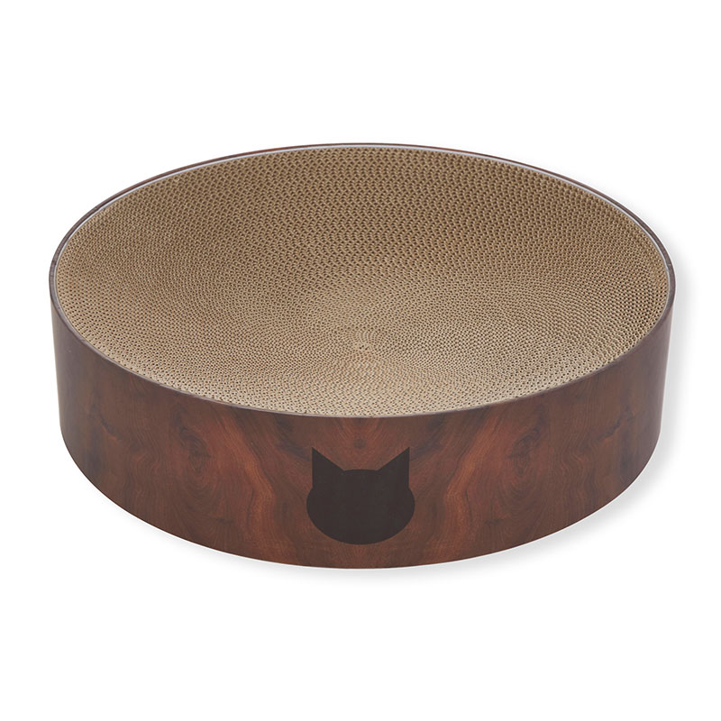 【お取り寄せ】 [猫壱] バリバリボウル XL ダークブラウン 中国